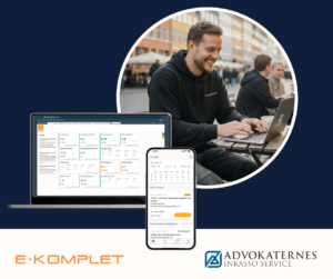 Integration mellem E-Komplet og Advokaternes Inkasso Service til håndtering af ubetalte fakturaer