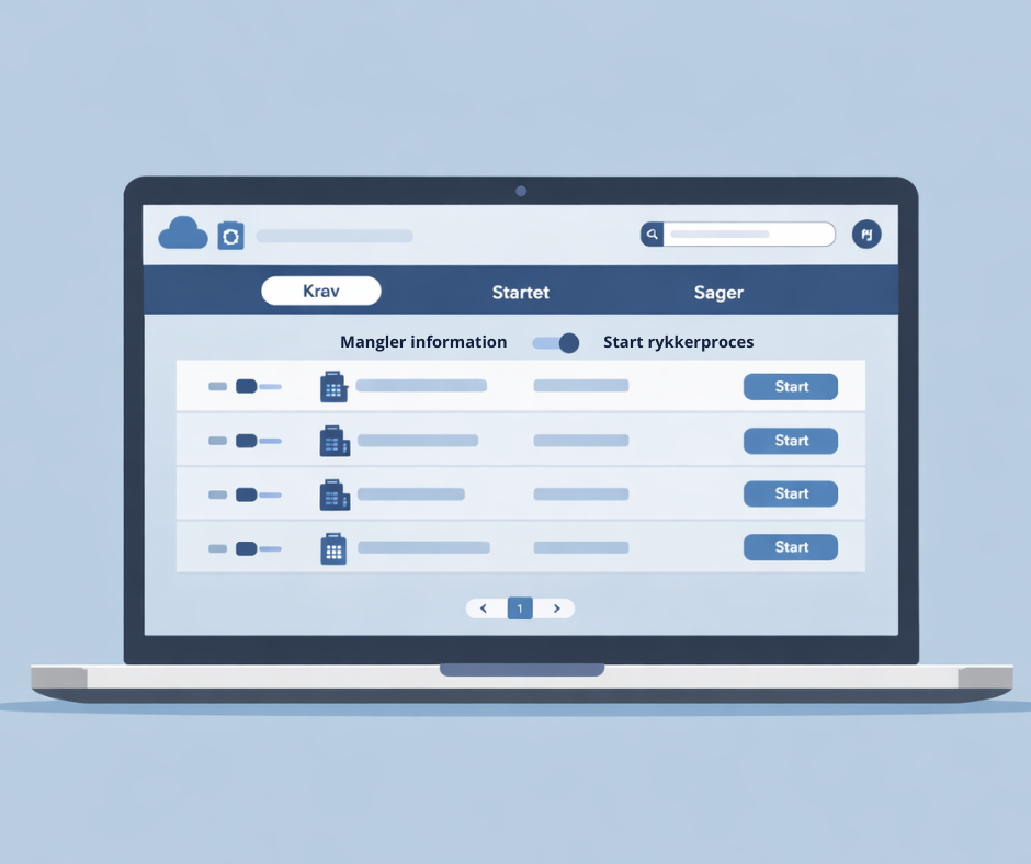 CloudCollect gør det nemt at håndtere inkassosager digitalt